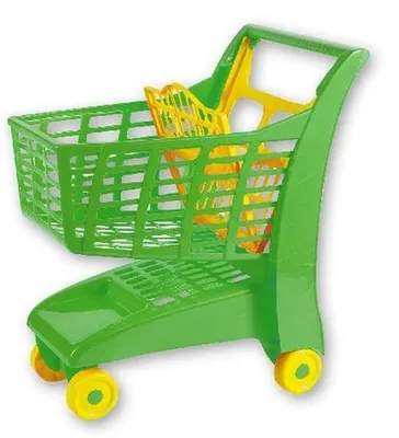 Produktbild von Androni Einkaufswagen mit Sitz - grün