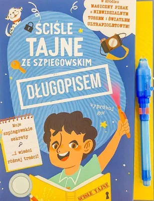 Obrázek produktu pro Sekretnik dla Dzieci Chłopców - Z Magicznym Długopisem