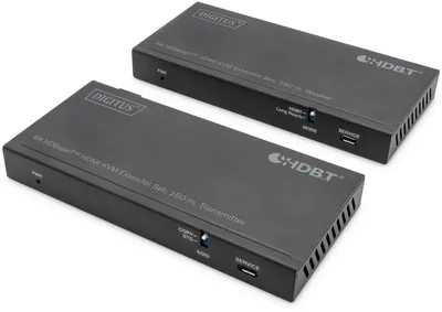 Produktbild von DIGITUS 4K HDBaseT HDMI KVM Extender Set USB 2.0 150m