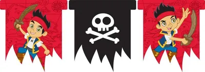 Produktbild von Jake und die Nimmerland Piraten | Wimpelkette