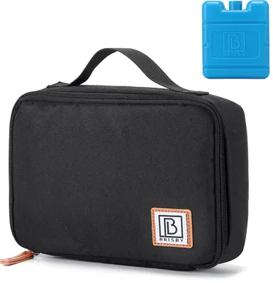 Produktbild von Brisby 4-lagige Kühltasche – Lunchtasche 2,5 Liter – Schwarz