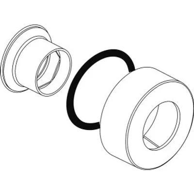 Produktbild von IDEAL STANDARD B961016AA Schubrosetten-Set Chrom