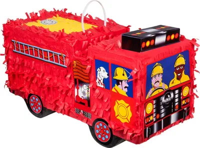Zdjęcie produktu dla Pinata wóz strażacki | czerwony - 43 x 24 x 18 cm