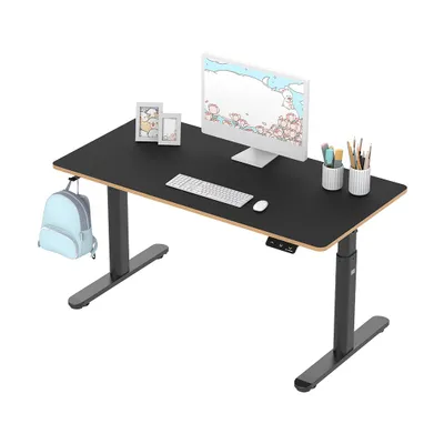 Zdjęcie produktu dla Biurko dla dzieci, elektycznie regulowany, 120X60 cm, 55-81 cm, PULSAR, czarny, ULTRADESK