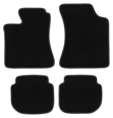 Produktbild von Velours-Fußmatten für Volvo 440 / 460 1988-1996 (Limousine) – 4-tlg, Schwarz, passgenau – Wielganizator BASIC
