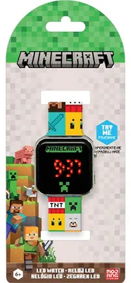 Obrázok produktu pre Digitálne hodinky Minecraft Pixelové dobrodružstvo na zápästí