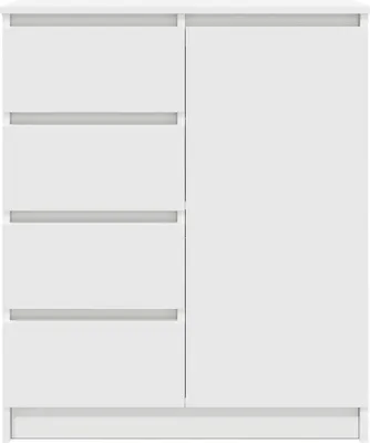 Produktbild von vidaXL Sideboard mit Schubladen Weiß 71x35x84 cm Holzwerkstoff