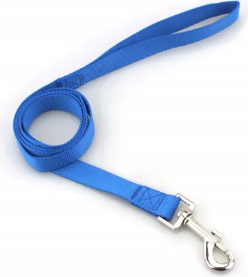 Obrázok produktu pre Vodítko pre psa XL z popruhu, modré, 120 cm, stabilné