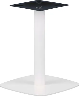 Produktbild von Tischgestell aus Metall SH-3050-2/L, für Büro, Hotel, Restaurant, Maße 44,5x44,5x57 cm, Weiß