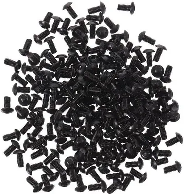 Produktbild von Grosse Klettmaschine - 200-teiliges Set - M4-Schrauben - Schwarz
