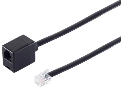 Produktbild von ISDN Westernverlängerung RJ12 Stecker/ Buchse 3m