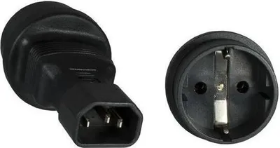 Obrázok produktu pre Microconnect PE14CEEAD, C14, Typ F, 230 V, Čierna, Samec/Samica, 40 g