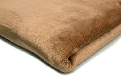 Zdjęcie produktu dla Plusz Minkee Gładki Dwustronny imitacja skóry Toffee 50 x 160 cm