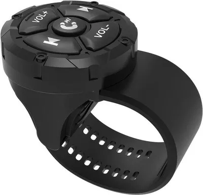 Obrázek produktu pro Bluetooth dálkové ovládání, vodotěsný bezdrátový ovladač pro přehrávání hudby, určený pro automobily, jízdní kola, motocykly, ovládání na volantu a chytré telefony.