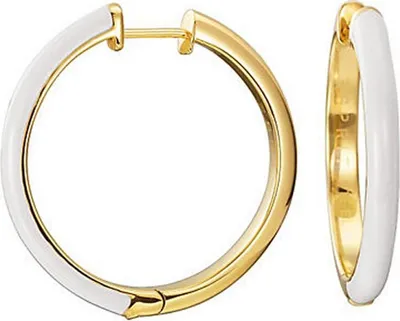 Produktbild von Esprit Damen Ohrringe Creole Edelstahl Gold Fancy white ESCO11656J000