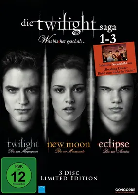 Produktbild von Die Twilight Saga 1-3 - Was bissher geschah... (Limited Edition, 3 Discs)