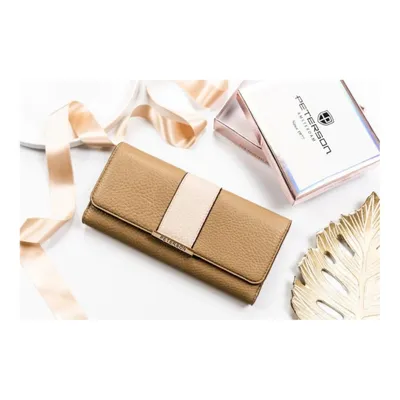 Produktbild von Peterson Portemonnaie aus Leder für Frauen Prigka braun-beige One size