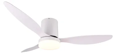 Image de TRIO Reality R64202131 GÖTEBORG Ventilateur de plafond avec éclairage, diamètre 1320 mm, LED SMD 20 W/2500 lm, 2700-6000 K, blanc, télécommande