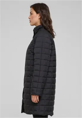 Image de Urban Classics Manteau matelassé pour dames noir - XS