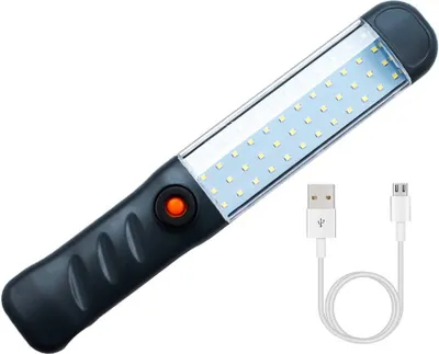 Image de Verk 11405 Lampe de poche LED multifonctionnelle 48 LED COB USB