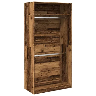 Zdjęcie produktu dla vidaXL Szafa o wyglądzie starego drewna 100x50x200 cm materiał drewnopochodny