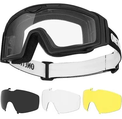 Zdjęcie produktu dla Okulary taktyczne airsoft 3 wymienne soczewki myśliwskie
