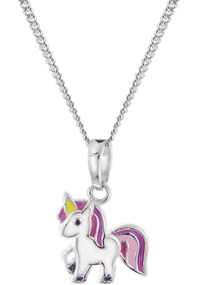 trendor 68486 Kinder-Halskette Einhorn Silber 925 1