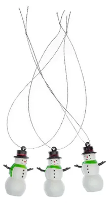 Produktbild von 3 Stück Schneemann Weihnachtsbaumanhänger Xmas Set Baumschmuck Weihnachten