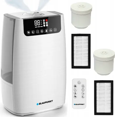 Produktbild von Luftbefeuchter Luftreiniger Hepa Uv Aromatherapie 5L, Blaupunkt Ahs803
