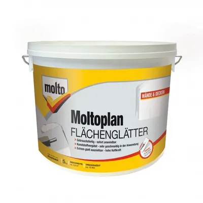 Produktbild von Molto Moltoplan Flächenglätter Weiß 5 kg Fertigspachtel