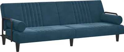 Obrázek produktu pro rozkládací pohovka vidaXL s područkami Blue Velvet