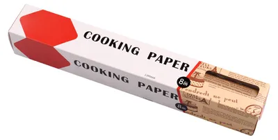 Image de Rouleau de 7,9 m de papier sulfurisé : feuilles de cuisson résistantes à la chaleur et antiadhésives pour la cuisine, idéales pour la cuisson au four, aux grillades, à la friteuse à air chaud, à la vapeur, pour le pain, les cupcakes et les biscuits
