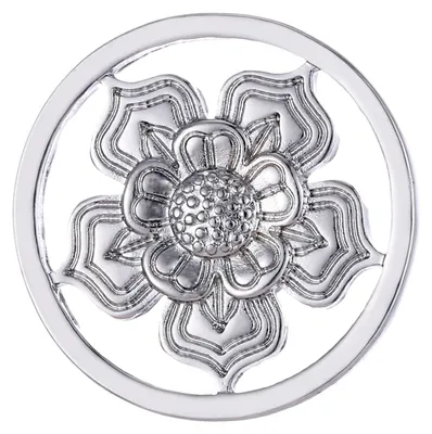 Produktbild von Morella Damen Coin 33 mm Lotusblume silber
