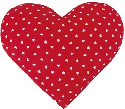 Image de BELLATEX coussin coeur 42 × 48 cm, coeurs
