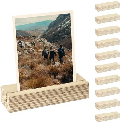 Image de Support photo en bois 10pcs