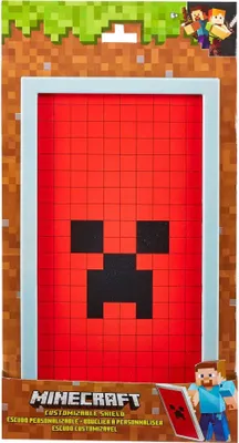Produktbild von Minecraft Individuell gestaltbares Schild, 6 Jahr(e), Mehrfarbig, Kunststoff