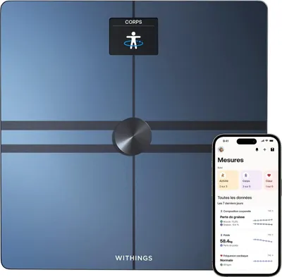 Produktbild von Withings Body Comp WLAN-Personenwaage mit BIA und Körperzusetzungsanalyse