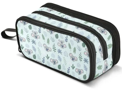 Imagen del producto de Omgoods - Estuche grande para bolígrafos con 3 compartimentos