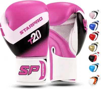 Produktbild von Starpro Boxhandschuhe 10oz für Harte Schläge & schnelles K.O. - Boxhandschuhe Männer Damen Herren Set für Boxen Sport und Training
