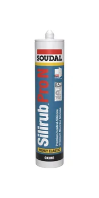 Obrázok produktu pre Soudal Silirub Pro N 300ml transparentný 117152