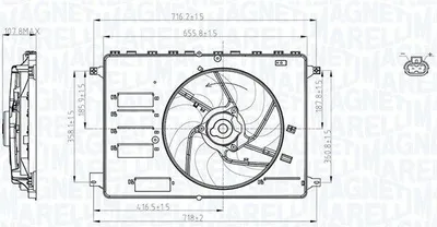 Immagine prodotto di Ventola, raffreddamento motore