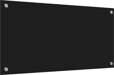 Obrázok produktu pre vidaXL Kuchynský splashback čierny 80 x 40 cm Tvrdené sklo