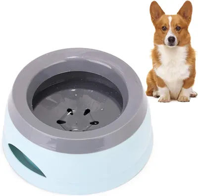 Produktbild von Wassernapf für Hunde Unterwegs 750ml, Qianyou Auslaufsicher Spritzschutz Fressnapf Hundenäpfe Katzenapf Haustier Rutschfest Auto Reise Trinknapf Plastik Abnehmbar Tragbar Wasserschüssel