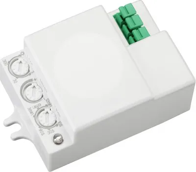 Produktbild von Mikrowellen Bewegungsmelder Weiß IP20 max. 300W / 1200W bis zu 15m