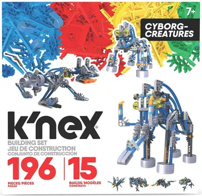 Produktbild von K'nex Bauset Cyborg Creatures - 15 Modelle - 196 Teile - STEM Spielzeug