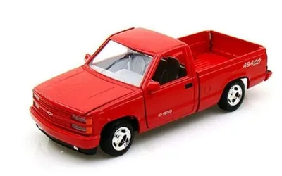 Immagine prodotto di CHEVROLET 454 SS Pick-Up, anno 1992, colore rosso, codice MMX73203, scala 1/24, marca MOTOR MAX