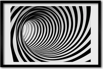 Produktbild von Bild 60x40 MDF-Rahmen, Wandkunst 3D-Tunnel