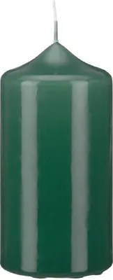 Produktbild von Stumpen Kerzen Fairway Grün 30 x Ø 9 cm, 6 Stück getauchte Stumpenkerzen mit Spitzkopf in RAL Qualität