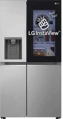 Immagine prodotto di LG InstaView GSGV81PYLL Frigorifero Side-by-Side , Classe E, 635L, Wi-Fi, Senza allaccio, Door Cooling, Prime Silver