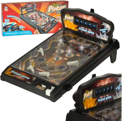 Image de Jeu d'arcade de table flipper flipper avec lumières et musique